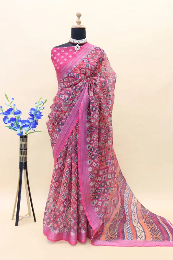 LINEN_FABRIC_DIGITAL_PRINT_SAREE